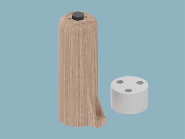 0210111567, Ayak Bohemy 5'li Meşe Vb311 Kapsül 180mm