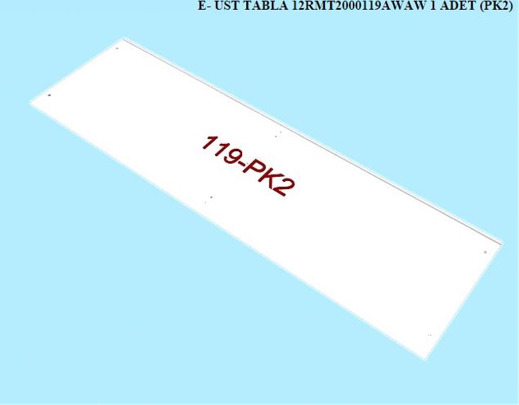 12RMT2000119AWAW, ÜST TABLA