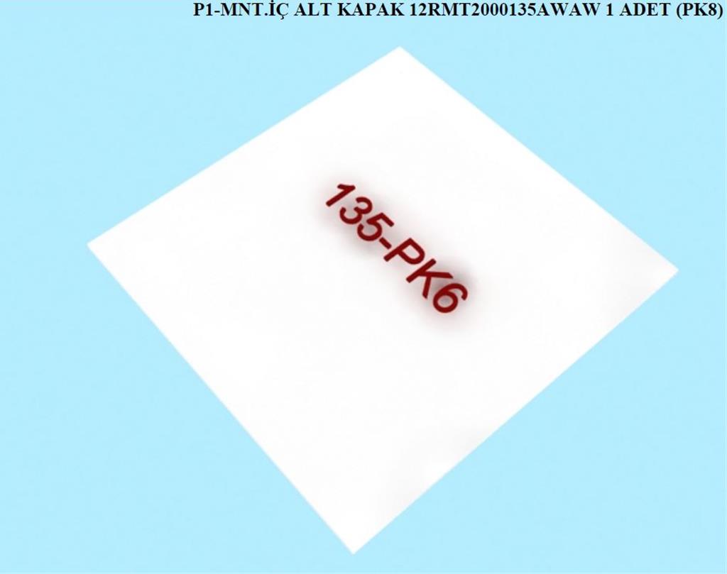 12RMT2000135AWAW, MNT.İÇ ALT KAPAK