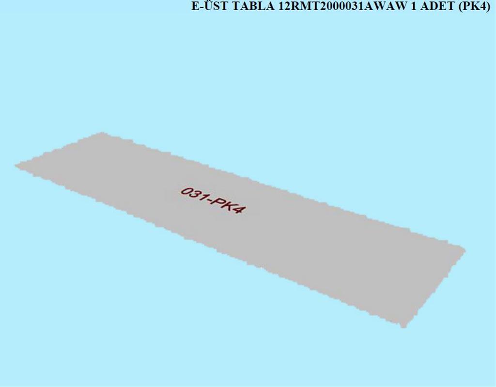 12RMT2000031AWAW, ÜST TABLA