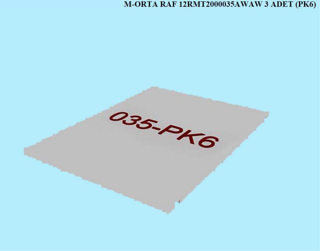 12RMT2000035AWAW, ORTA RAF