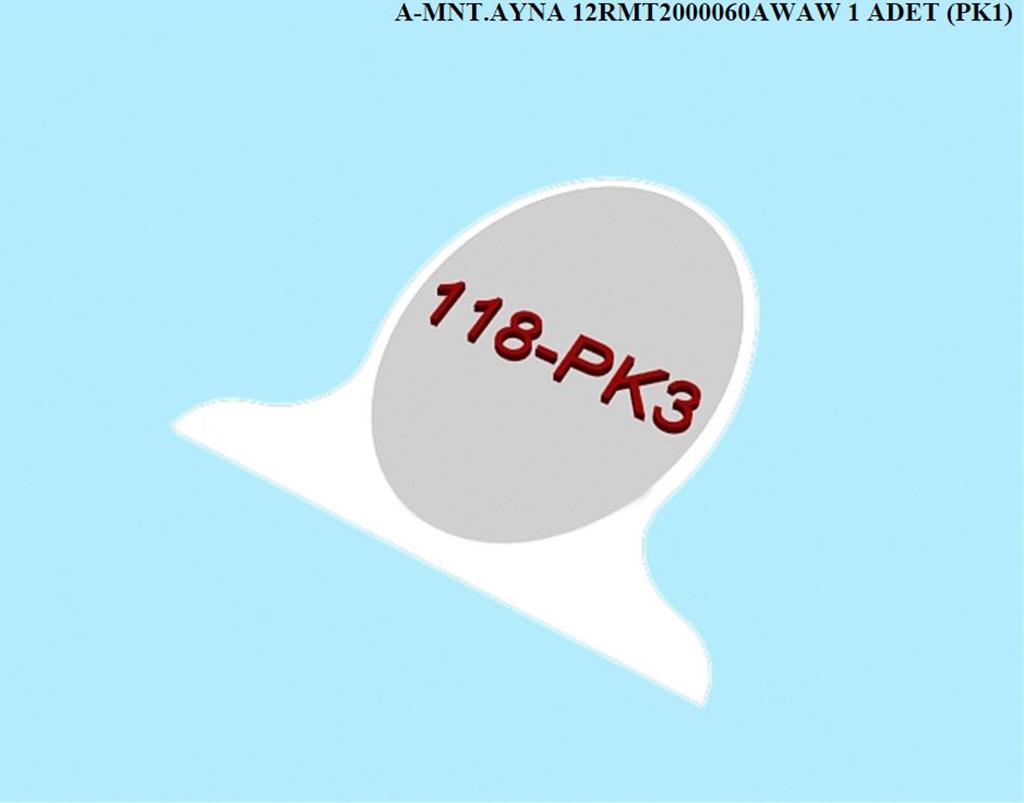 12RMT2000060AWAW, T.AYNASI T.AY. MNT. AYNA / HG.BEYAZ