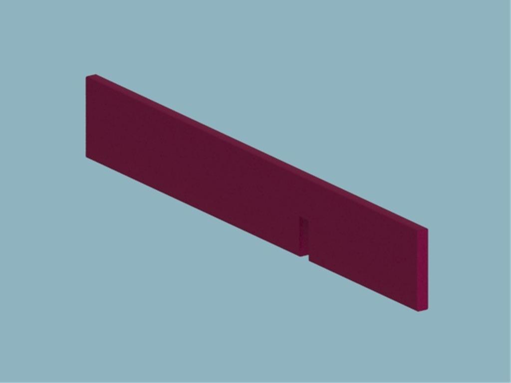 12VEL27000140000, Çekmece Ara İç Profil Kumaşlı Profil