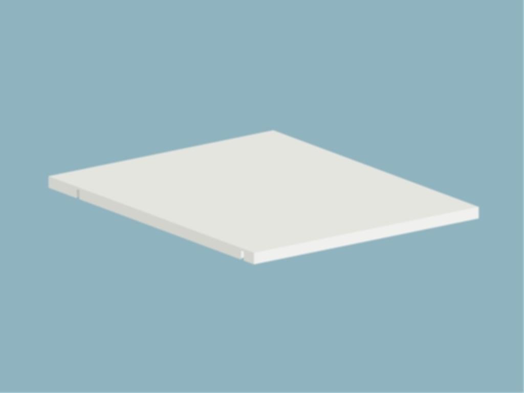 12COZ2000008FDFD, 3 Kpl.Grd. Kısa Raf/Uni Beyaz