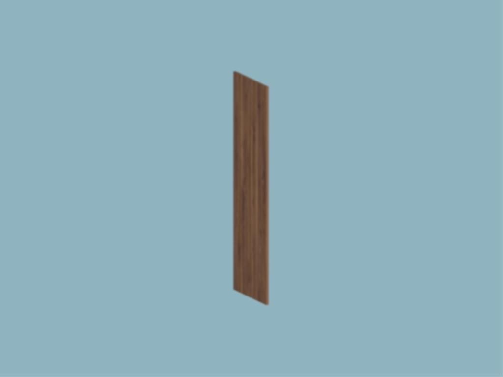 12STL2000300DUDU, Kitaplık. Sağ&Sol Yan Tabla/Ceviz