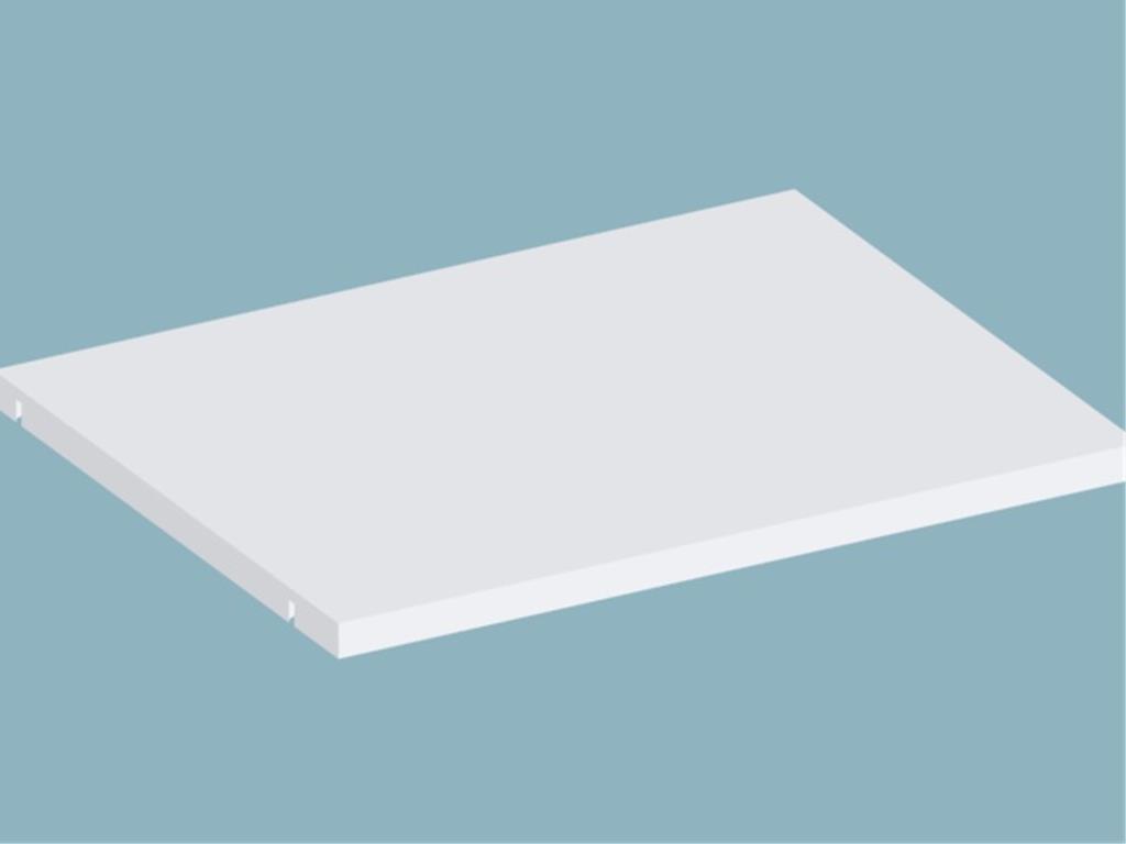 12CCL2700065QRQR, Vitrin Sağ Raf/Lena Gri