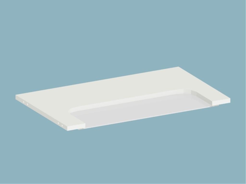 12DLC2000029FSFS, M.Masasi Mont.Çekmece Üst Tabla/Fildisi