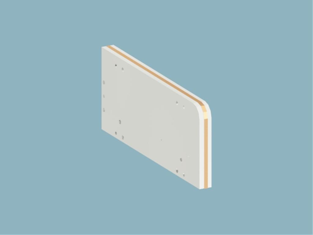 12DLC2000015FSFS, M.Masasi Sağ Yan Tabla/Fildisi