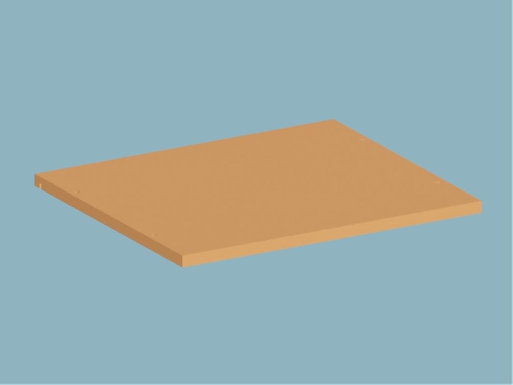 12BET2000302NONO, Kitaplık Üst Tabla/Metalik Taba