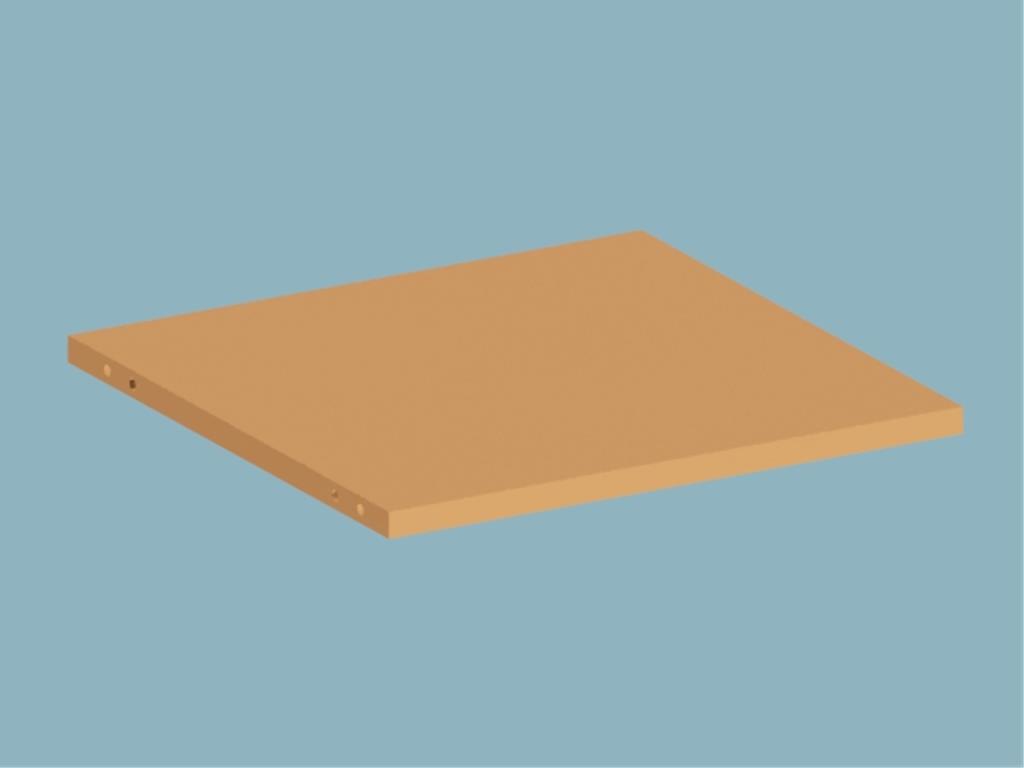 12BET2000304NONO, Kitaplık Raf Alt Üst Tbl/Metalik Taba