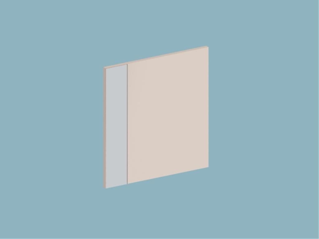 12LUC2700011PGPG, Konsol Aynalı Fitlli Sağ Kapak/Pdra Krm.