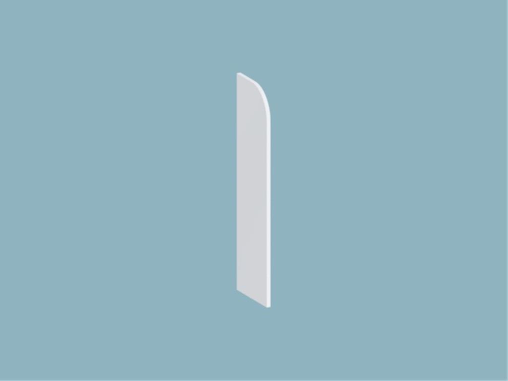 12BEM2000103FDFD, Kitaplık Üst Sol Yan Tabla/Uni Byz.