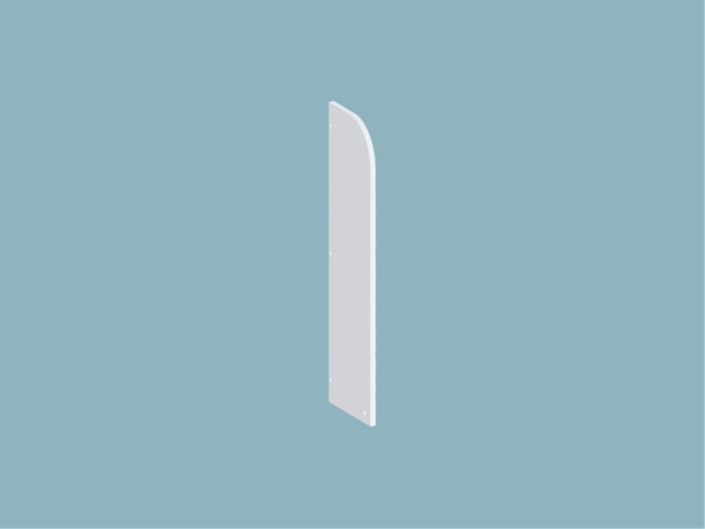 12BEM2000104FDFD, Kitaplık Üst Sağ Yan Tabla/Uni Byz.