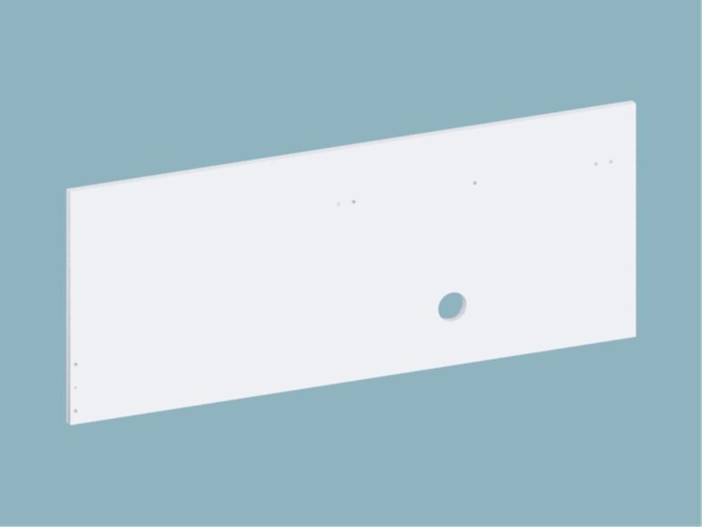 12BEM2000086FDFD, Çalışma Masası Arka Pano/Uni Byz.