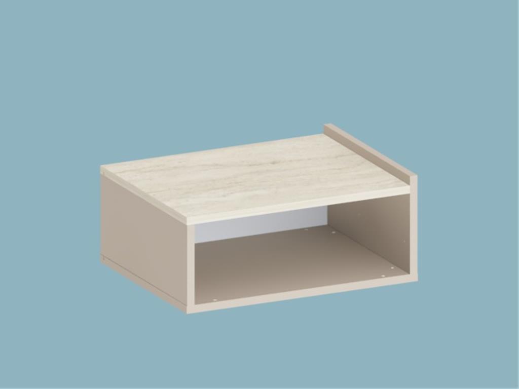 12SEM2000050SLTE, Komodin Monteli Kutu Selenit/Traverten