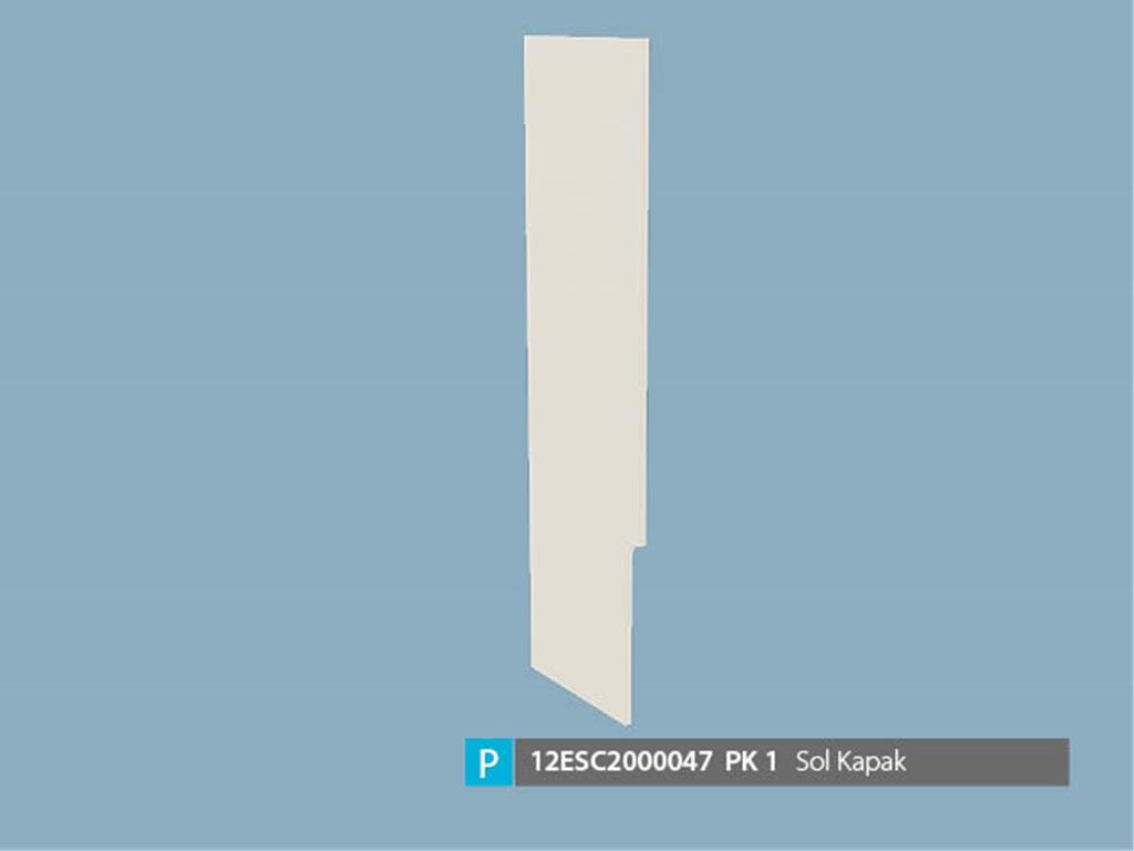12ESC2000047EPEP, SOL KAPAKAÇIK BEJ