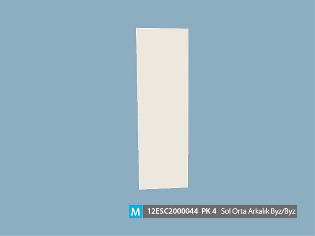 12ESC2000044WBWB, SOL-ORTA ARKALIK BYZ/BYZ