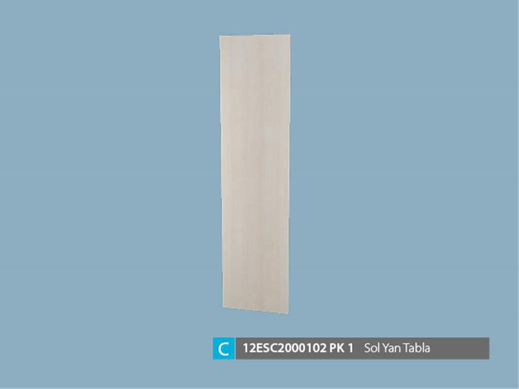 12ESC2000102IHIH, SOL YAN TABLA