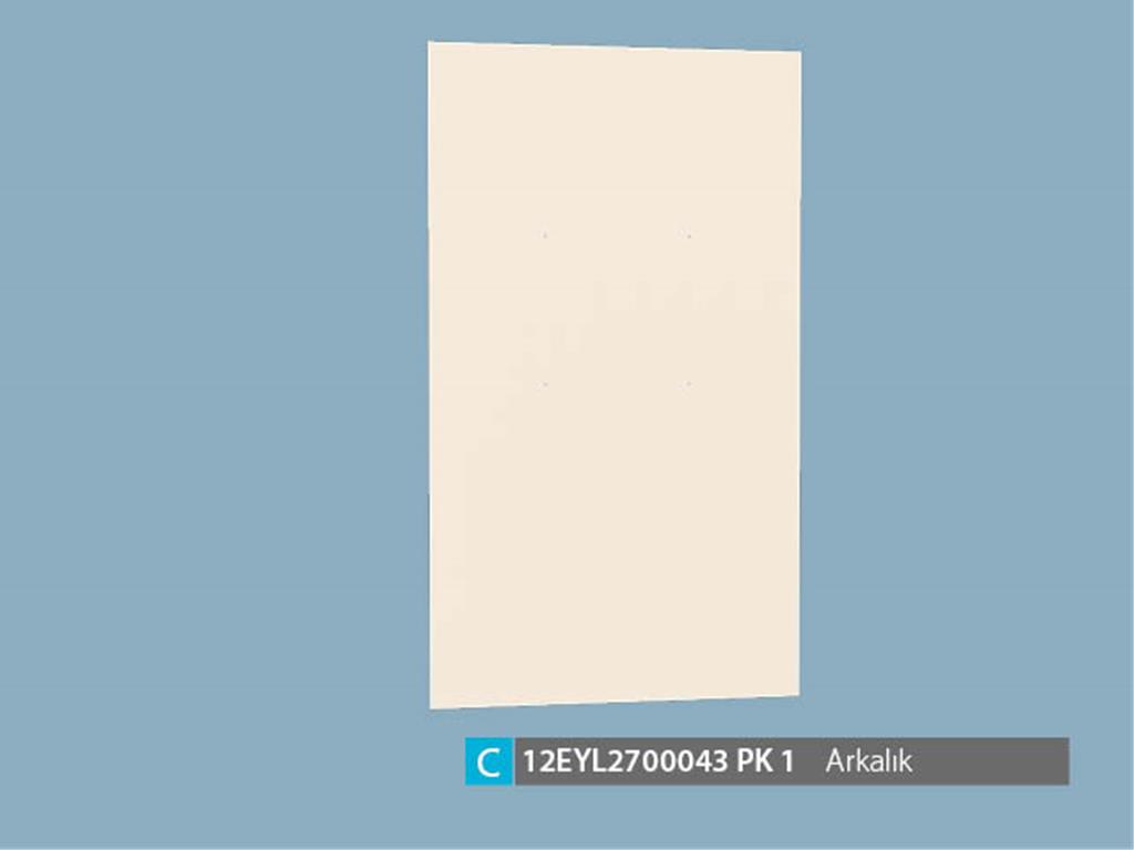 12EYL2700043IHIH, VİTRİN ARKALIK IHLAMUR