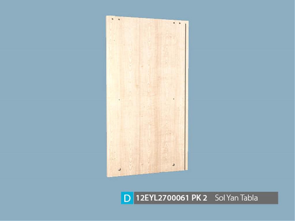 12EYL2700061IHIH, BÜFE SOL YAN TABLA IHLAMUR