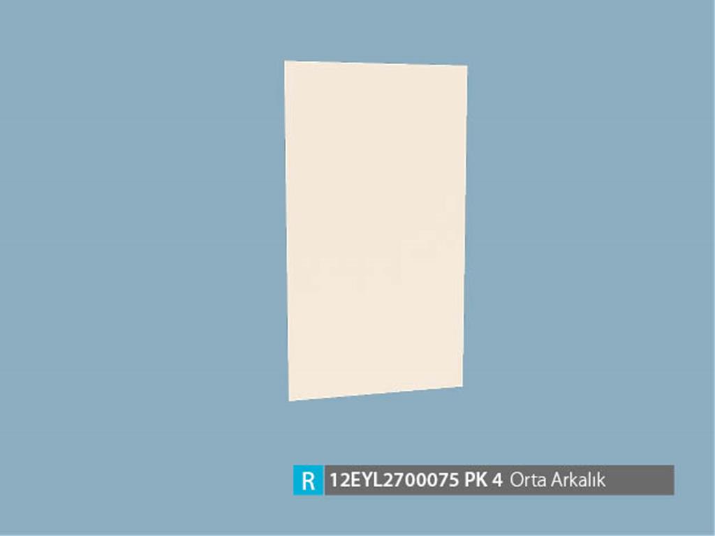 12EYL2700075BABA, BÜFE ORTA ARKALIK/KREM