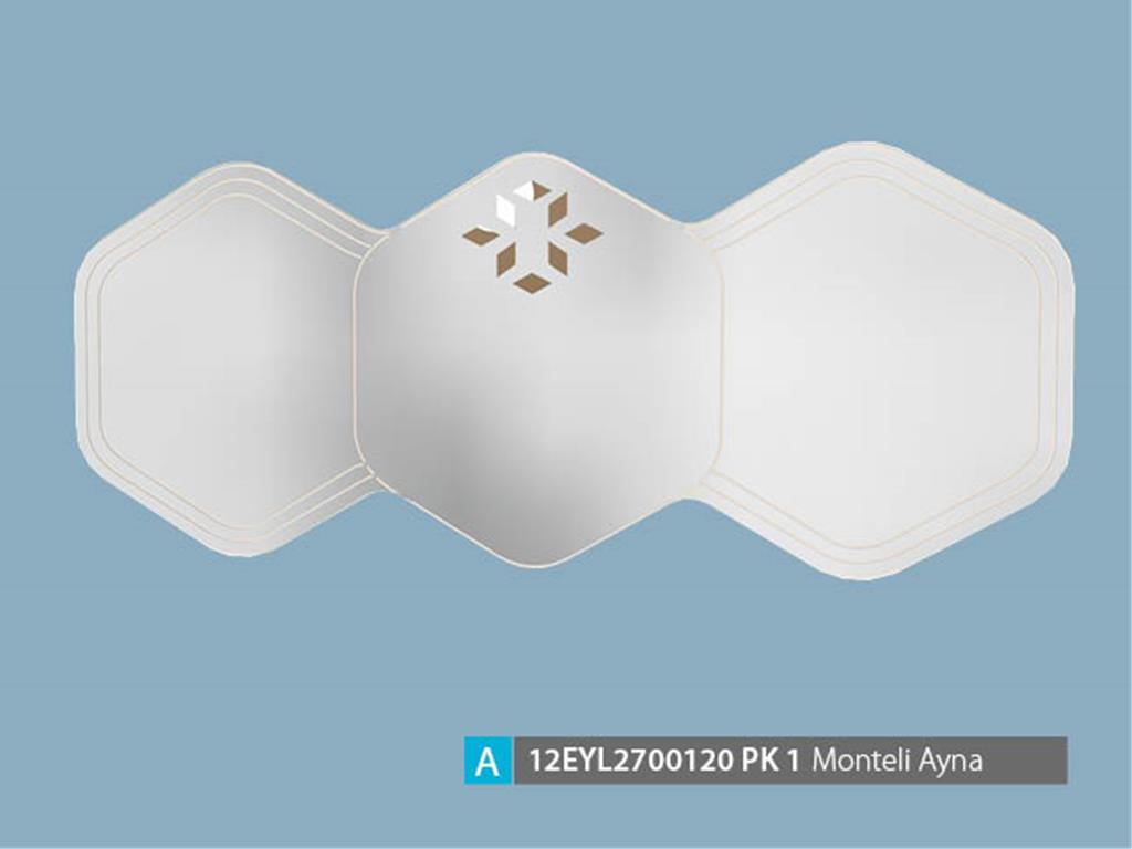 12EYL2700120EMEM, B.AYNASI MONTELİ AYNA / LATTE