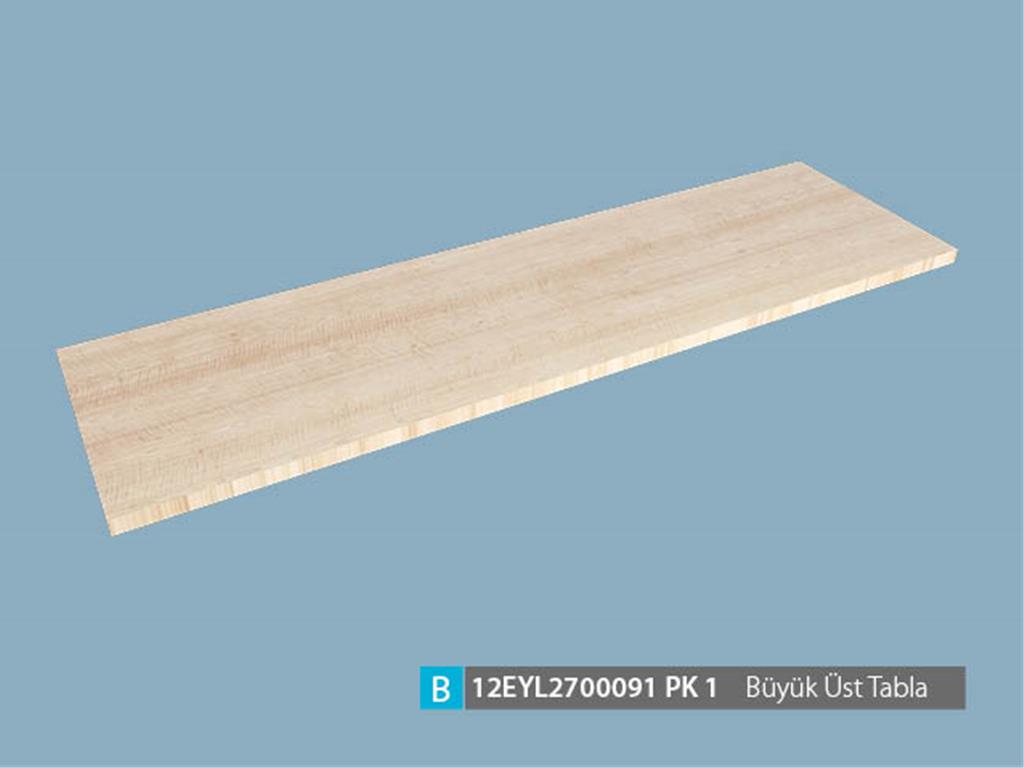 12EYL2700091IHIH, COM.VİTRİN BÜYÜK UST TABLA IHLAMUR