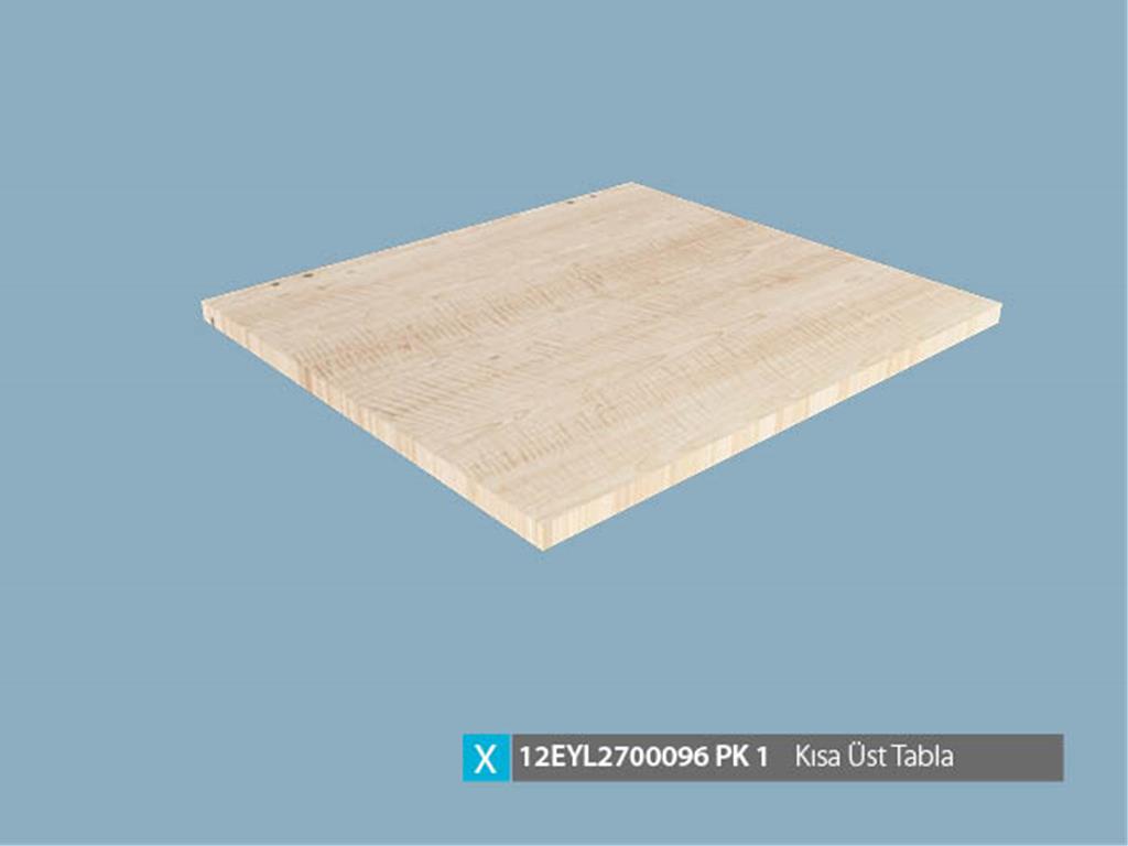12EYL2700096IHIH, COM.VİTRİN KISA UST TABLA IHLAMUR