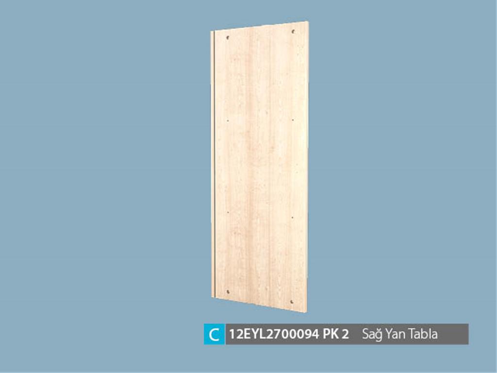 12EYL2700094IHIH, COM.VİTRİN SAG YAN TABLA IHLAMUR