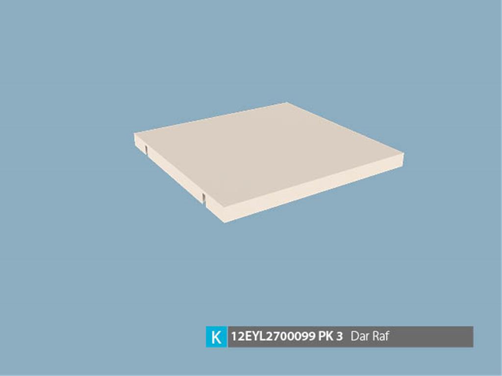 12EYL2700099EMEM, COM.VİTRİN DAR RAF / LATTE