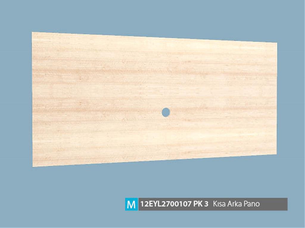 12EYL2700107IHIH, COM.VİTRİN KISA ARKA PANO IHLAMUR