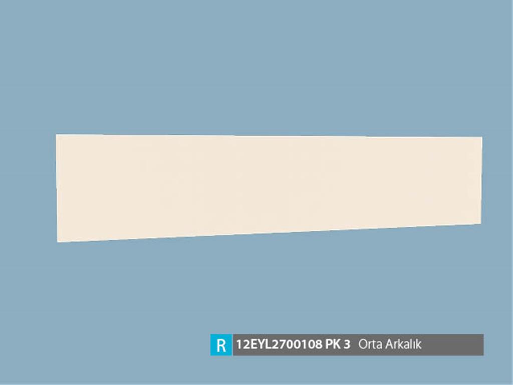 12EYL2700108BA00, COM.VİTRİN ALT ARKALIK KREM / HAM