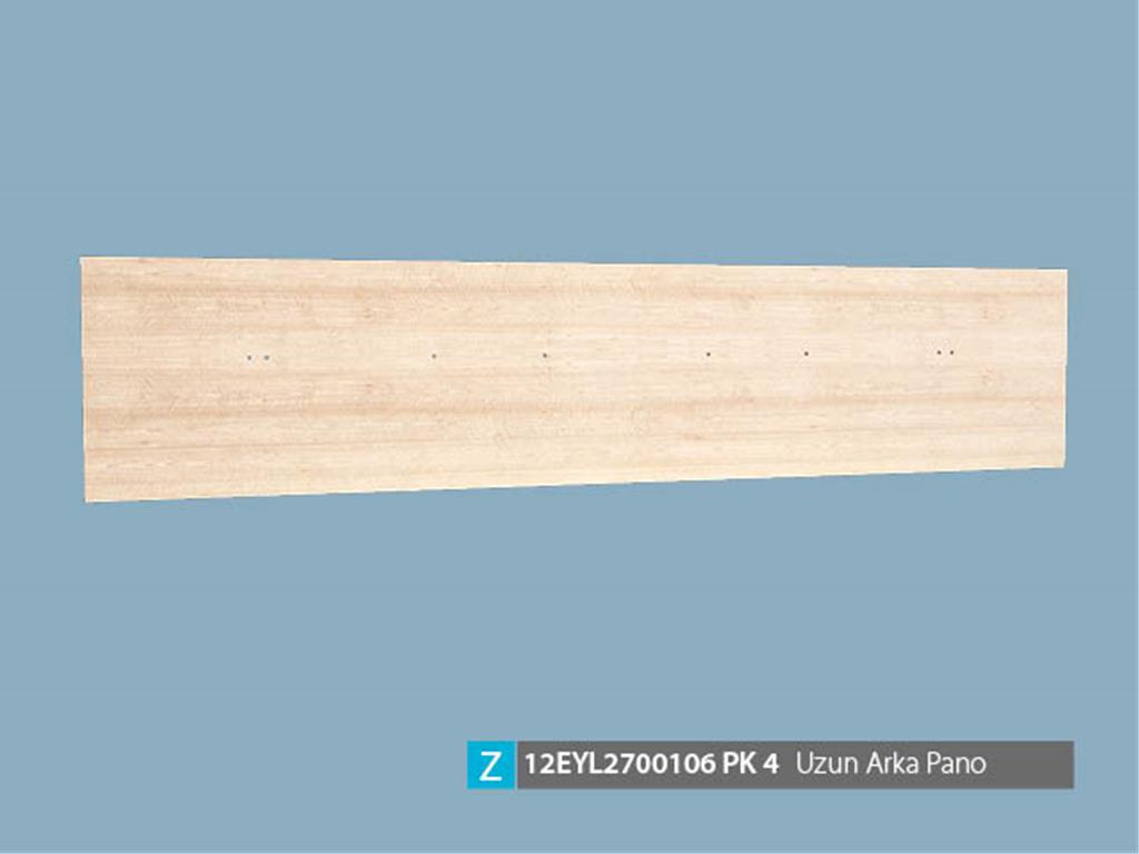 12EYL2700106IHIH, COM.VİTRİN UZUN ARKA PANO IHLAMUR